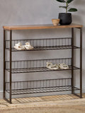 nkuku Kiyoma tall shelving unit natural, imported from the UK
