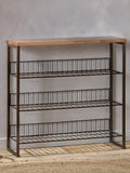 nkuku Kiyoma tall shelving unit natural, imported from the UK