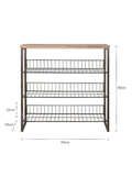nkuku Kiyoma tall shelving unit natural, imported from the UK