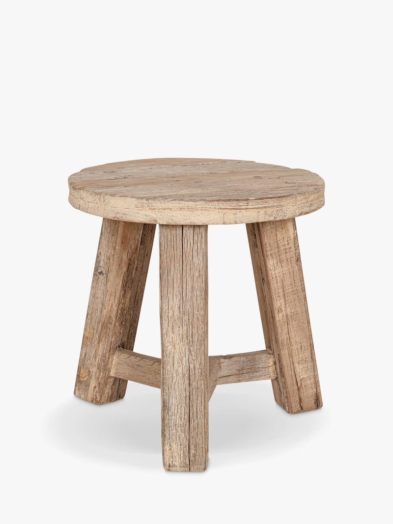 nkuku Ibo round side table natural, UK version