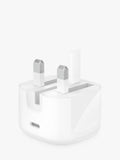Belkin 30W USB-C wall charger with cable white, UK version