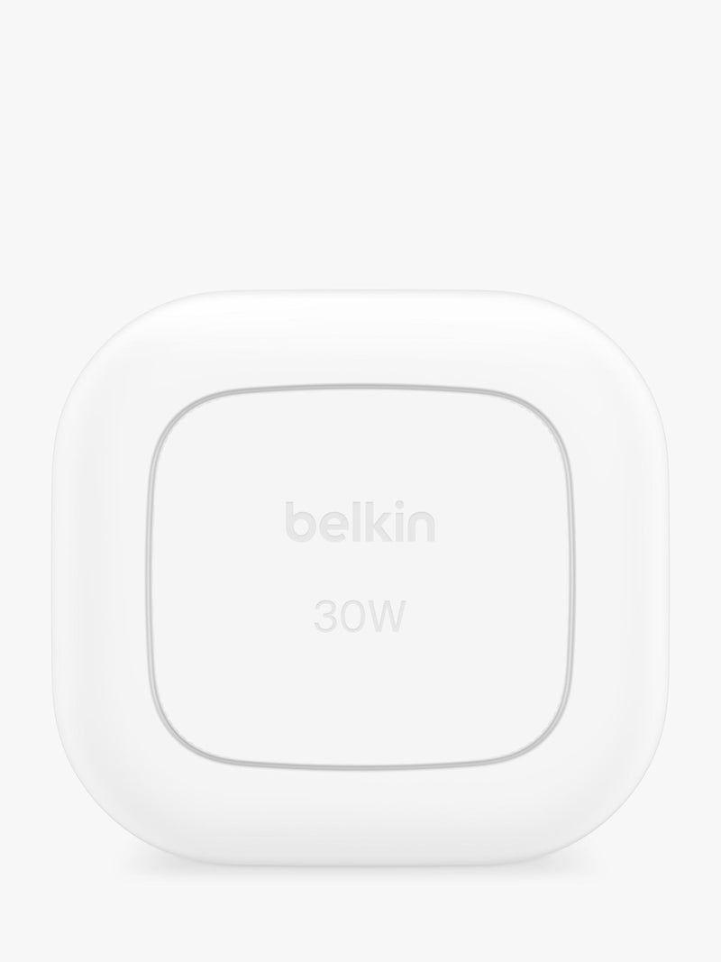 Belkin 30W USB-C wall charger with cable white, UK version