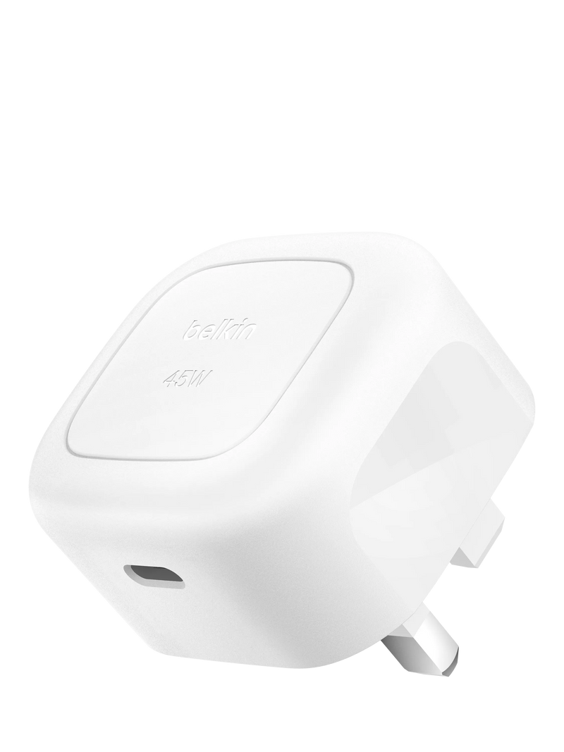 Belkin BoostCharge 45W USB-C PD cubic wall charger (British brand)