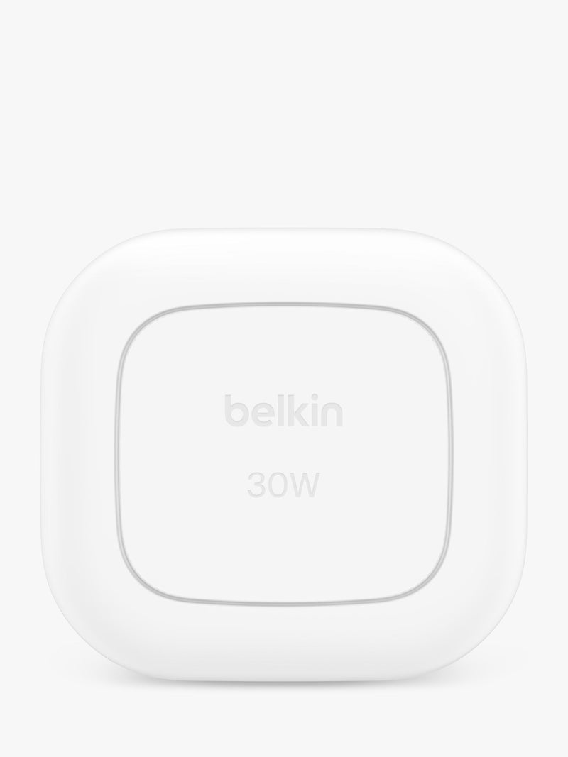 Belkin BoostCharge 30W USB-C wall charger white, imported from the UK