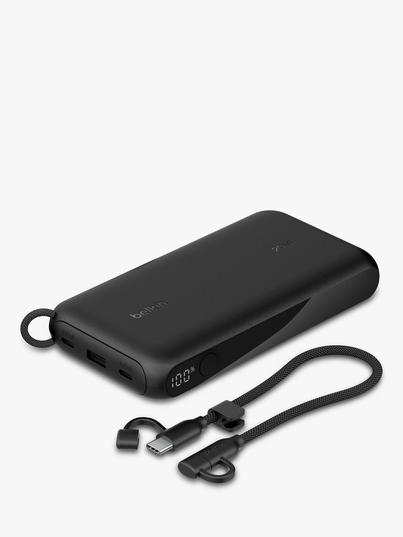 Belkin 20W USB-C power bank 20K black - British product