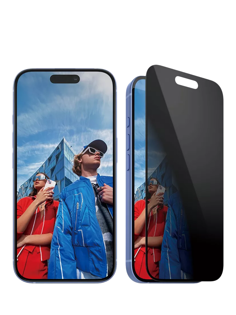 PanzerGlass privacy screen protector for iPhone 16/15 (British brand)