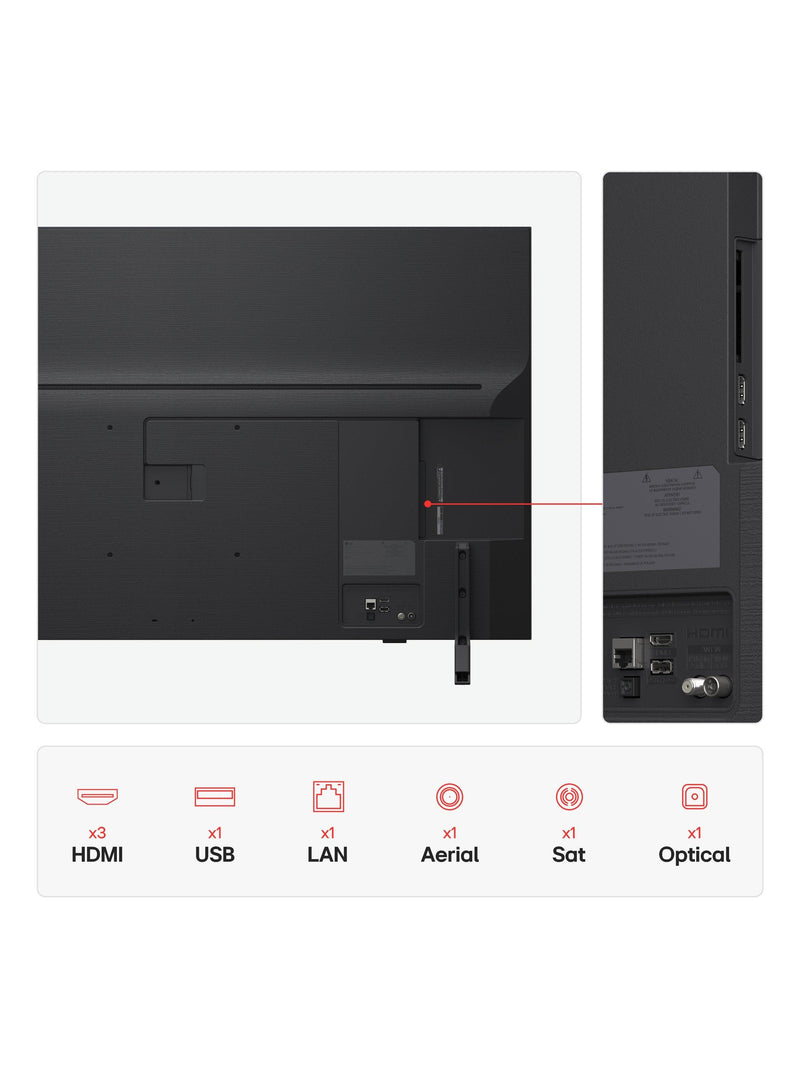 LG QNED 4K HDR smart TV 50 inch, UK version