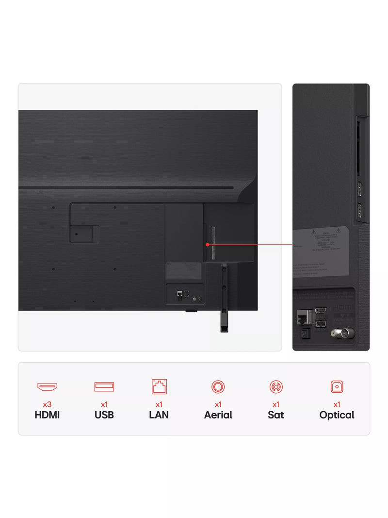LG QNED 4K HDR smart TV 50 inch, UK version