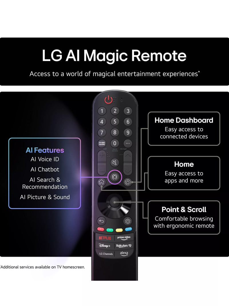 LG 55QNED82A QNED TV 55 inch - British product