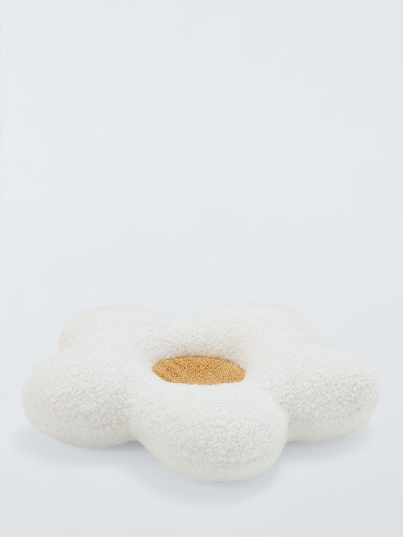 John Lewis daisy-shaped boucle cushion, UK version