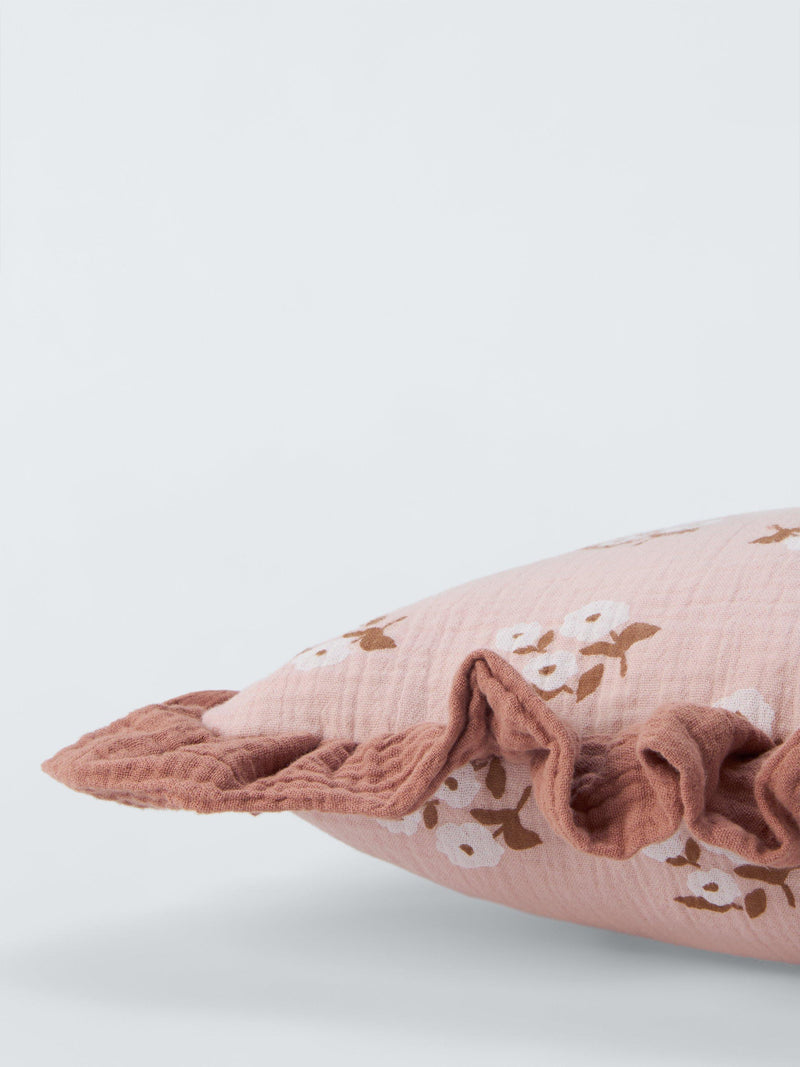John Lewis frill flower cushion multi 40cm - British product