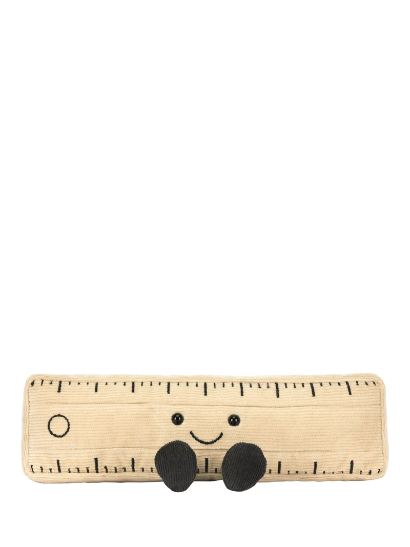 Jellycat Amuseables Ruler beige soft toy, UK version