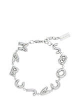 John Lewis Marc Jacobs Balloon Logo Bracelet Silver- Buy online at McGrocer