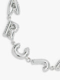 Marc Jacobs silver tone bracelet with cubic zirconia - British product