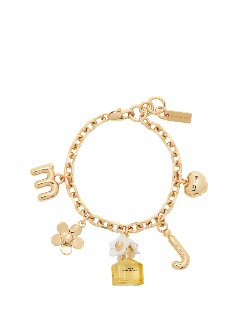 Marc Jacobs Daisy charm bracelet gold - British product