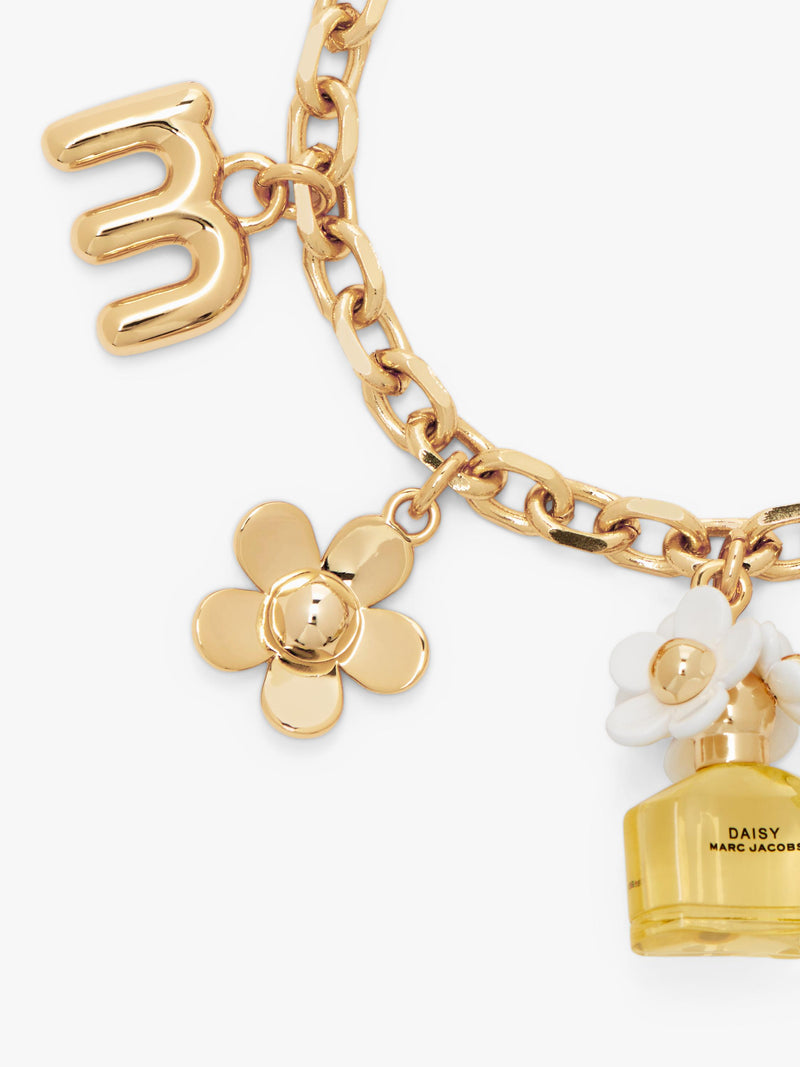 Marc Jacobs Daisy charm bracelet gold - British product