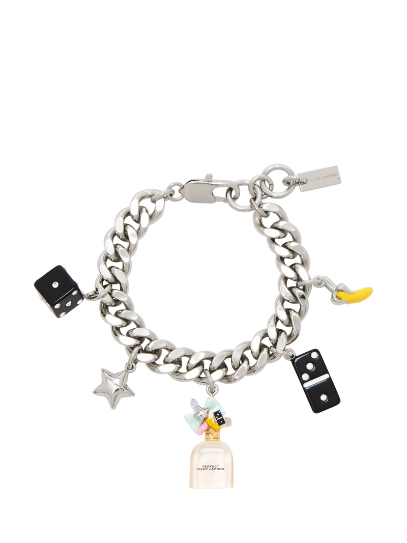 Marc Jacobs silver charm bracelet (British brand)