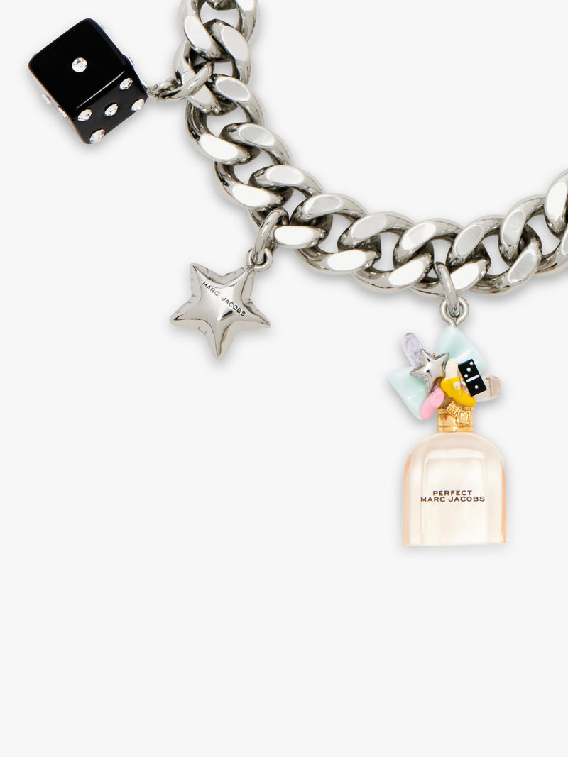 Marc Jacobs silver charm bracelet (British brand)