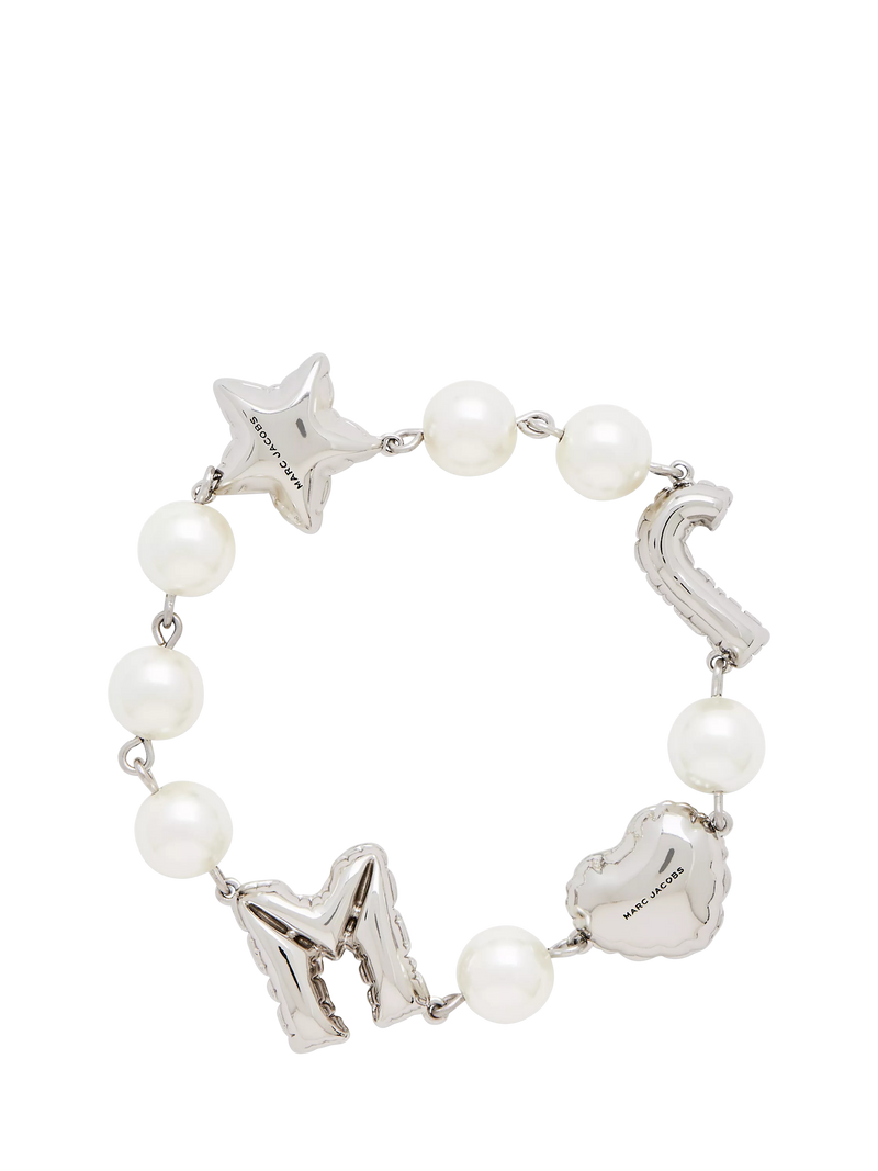 Marc Jacobs Balloon Initial silver bracelet charms UK version