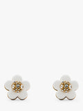 Marc Jacobs Daisy stud earrings gold white UK version