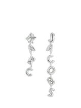 John Lewis Marc Jacobs Asymmetrical Balloon Drop Earrings Silver- Buy online at McGrocer