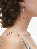 Marc Jacobs asymmetrical balloon drop earrings silver, UK version