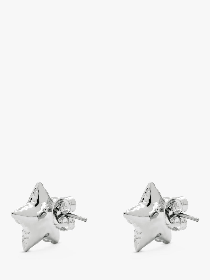 Marc Jacobs Balloon Star stud earrings in silver - British product