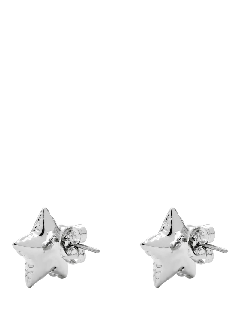 Marc Jacobs Balloon Star stud earrings in silver - British product