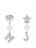 Marc Jacobs silver balloon earrings 10-12mm, UK version