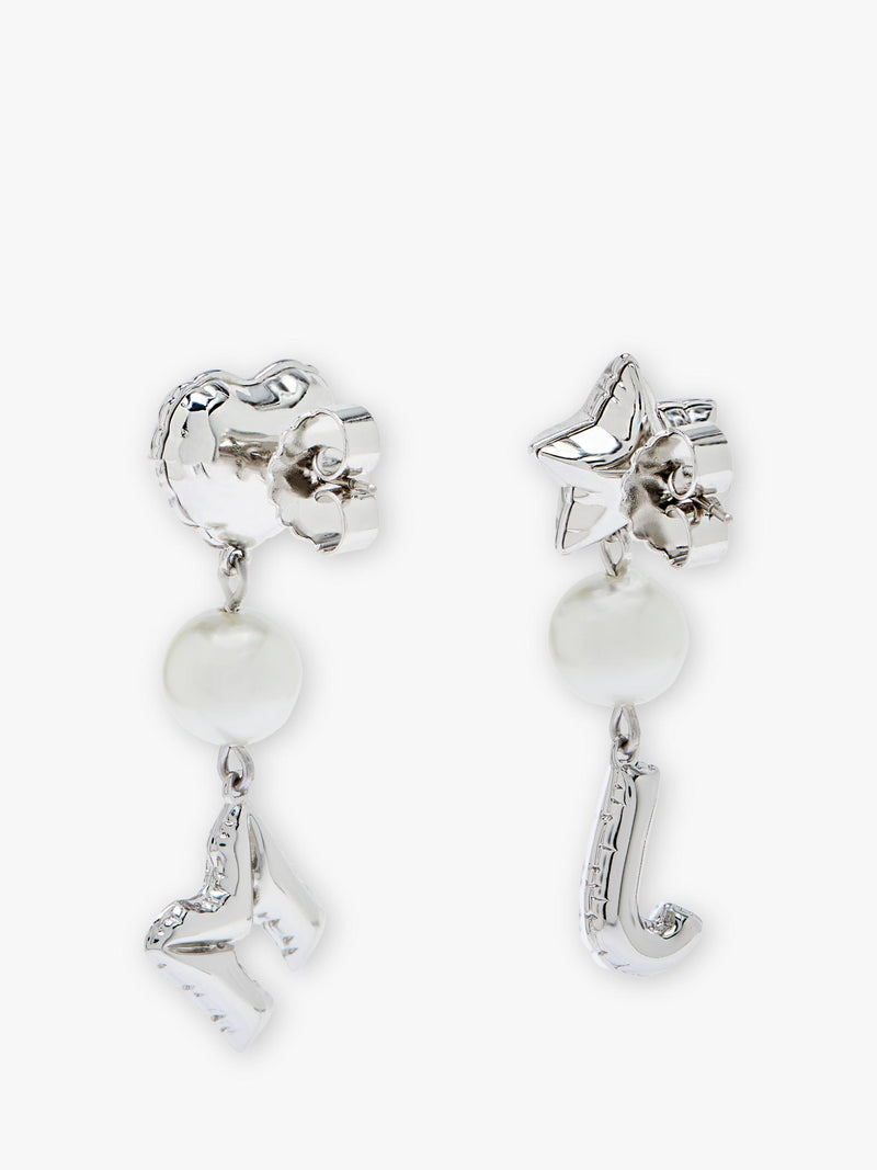 Marc Jacobs silver balloon earrings 10-12mm, UK version