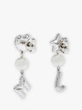 Marc Jacobs silver balloon earrings 10-12mm, UK version