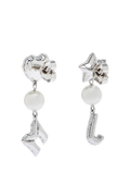 Marc Jacobs silver balloon earrings 10-12mm, UK version