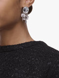Marc Jacobs silver punk charm earrings 5x20mm - British product