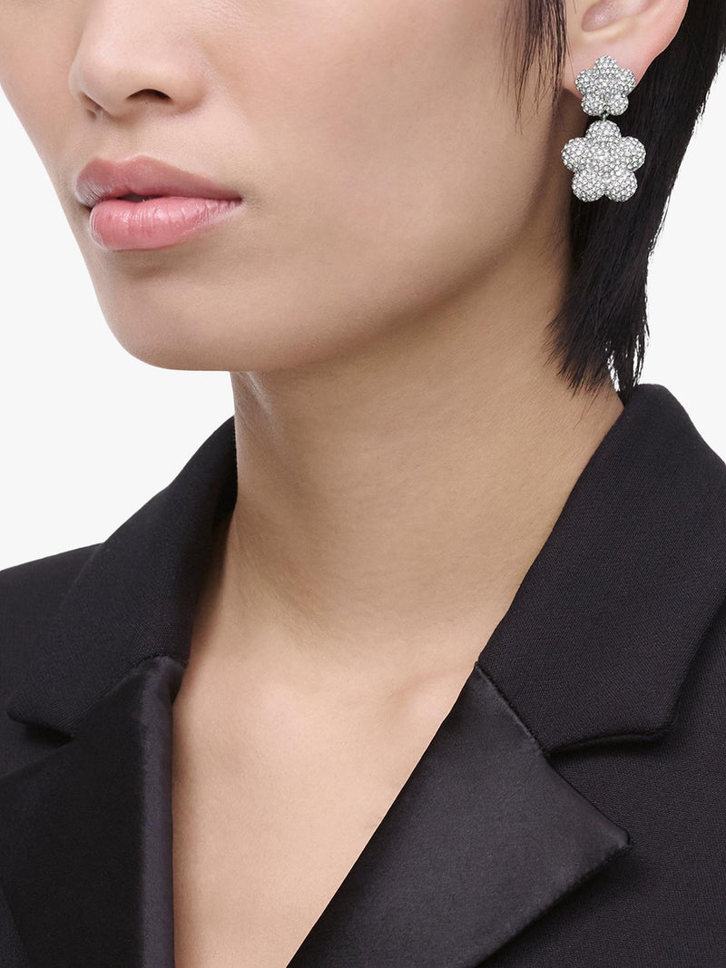 Marc Jacobs pave daisy drop earrings, imported from the UK