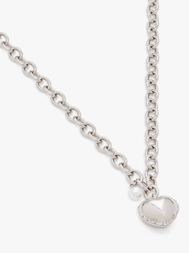 Marc Jacobs silver locket necklace, imported from the UK