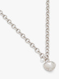 Marc Jacobs silver locket necklace, imported from the UK
