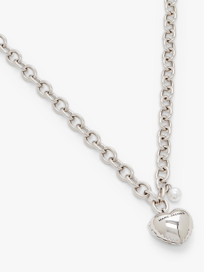 Marc Jacobs silver locket necklace, imported from the UK