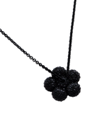 Marc Jacobs pave balloon daisy pendant black 46mm, imported from the UK