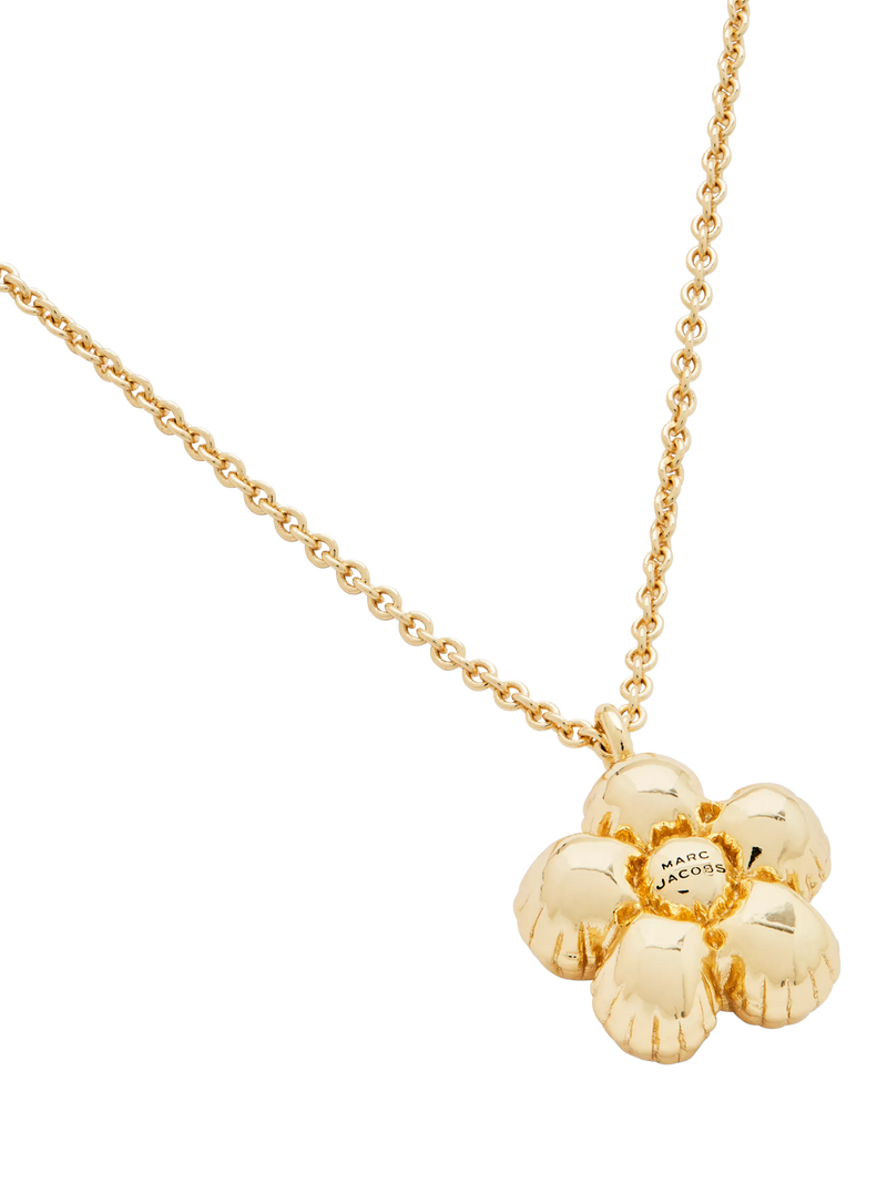 Marc Jacobs Balloon Daisy pendant gold tone - British product