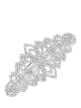John Lewis Crystal Diamante Hair Barrette in Silver- Buy online at McGrocer