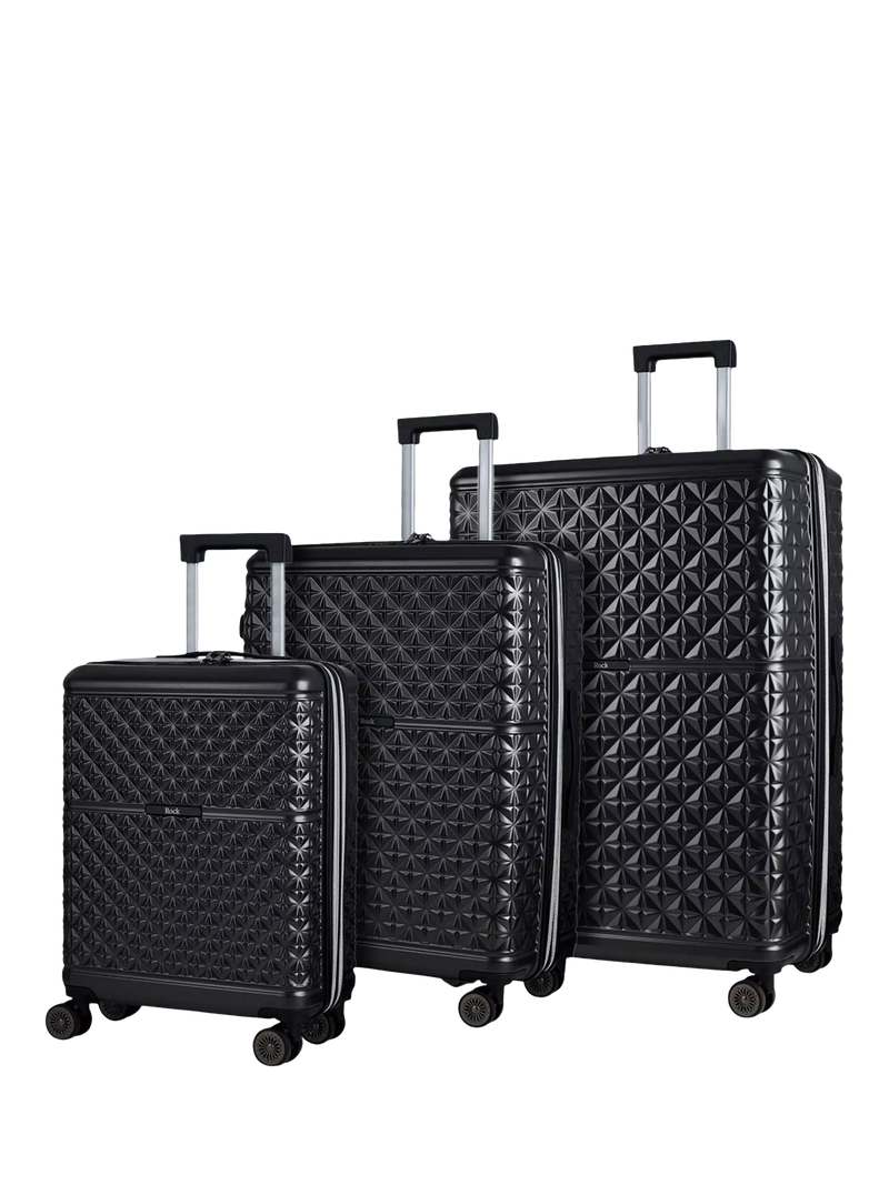 Rock Maya 8-Wheel Hard Shell Suitcase Set of 3