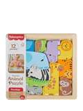 Fisher-Price wooden animal puzzle 12 pieces - British product