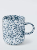 John Lewis John Lewis Splattered Stoneware Mug, Blue, 285ml- Buy online at McGrocer