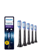 John Lewis Philips Sonicare G3 Premium Gum Care Replacement Toothbrush Heads, Pack of 5, Black- Buy online at McGrocer