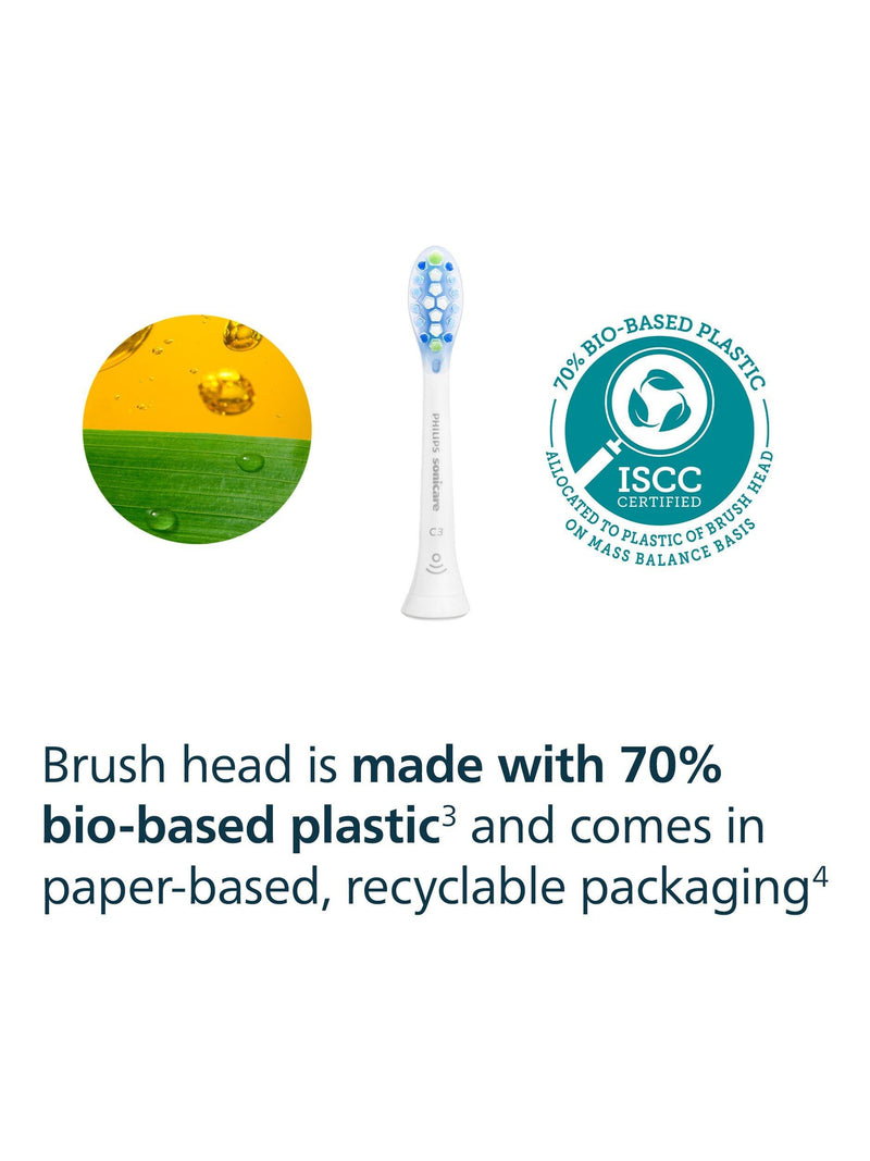 Philips Sonicare C3 Premium Plaque Defence toothbrush heads pack of 5, imported from the UK