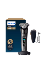 John Lewis Philips i9000 Prestige Wet & Dry Electric Shaver, Dark Slate- Buy online at McGrocer