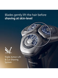 Philips i9000 Prestige wet dry electric shaver dark slate, imported from the UK