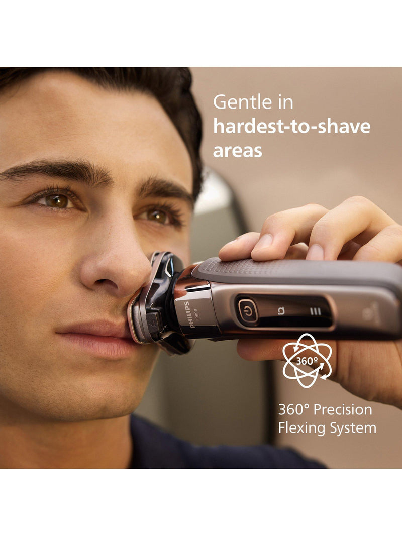 Philips i9000 Prestige wet dry electric shaver dark slate, imported from the UK