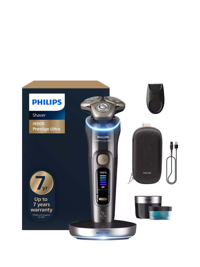 Philips i9000 Prestige Ultra shaver Dark Slate, imported from the UK