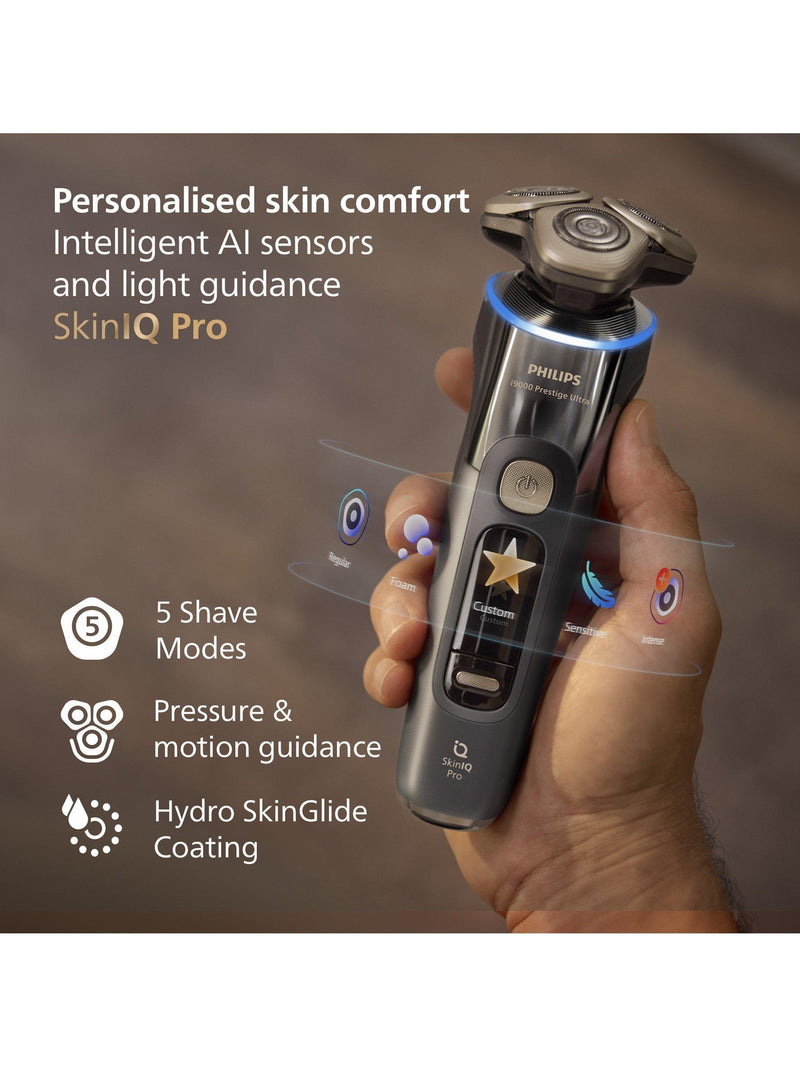 Philips i9000 Prestige Ultra shaver Dark Slate, imported from the UK